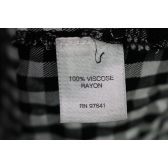 J.Jill Check Button Up 3/4 SleeveTunic Top-Size XL-Soft-Pocket - Picture 5 of 8